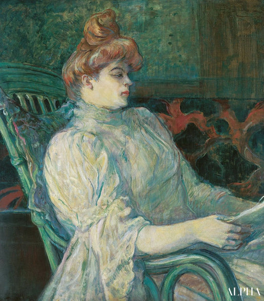 Madame Marthe X à Bordeaux - Toulouse Lautrec - Reproductions de tableaux et peintures haut de gamme