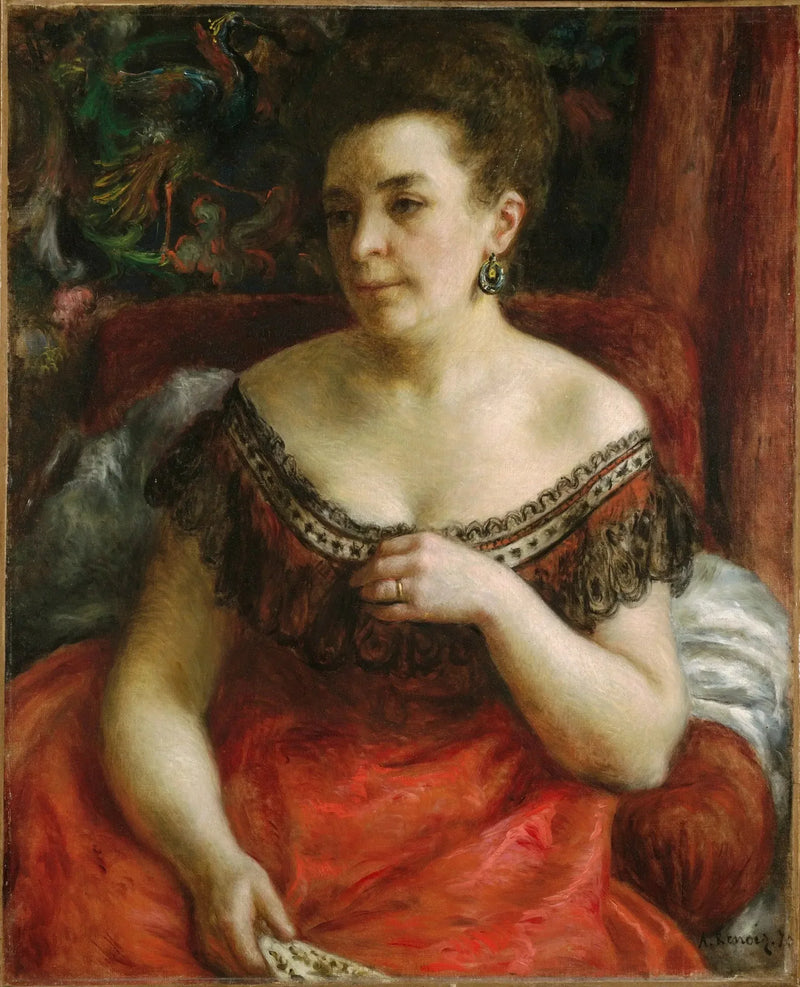 Мадам Пьер Генри Ренуар (Бланш-Мари Блан, 1841-1910 ?) - Пьер-Огюст Ренуар