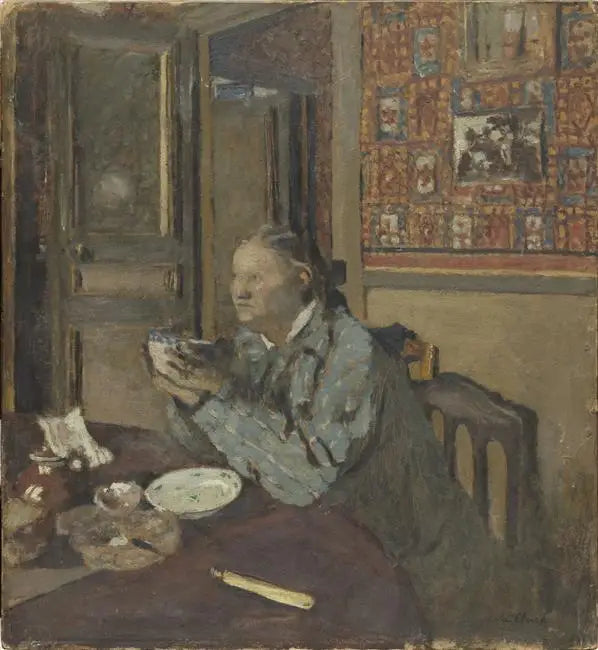 Madame Vuillard au bol - Édouard Vuillard - Alpha Reproduction