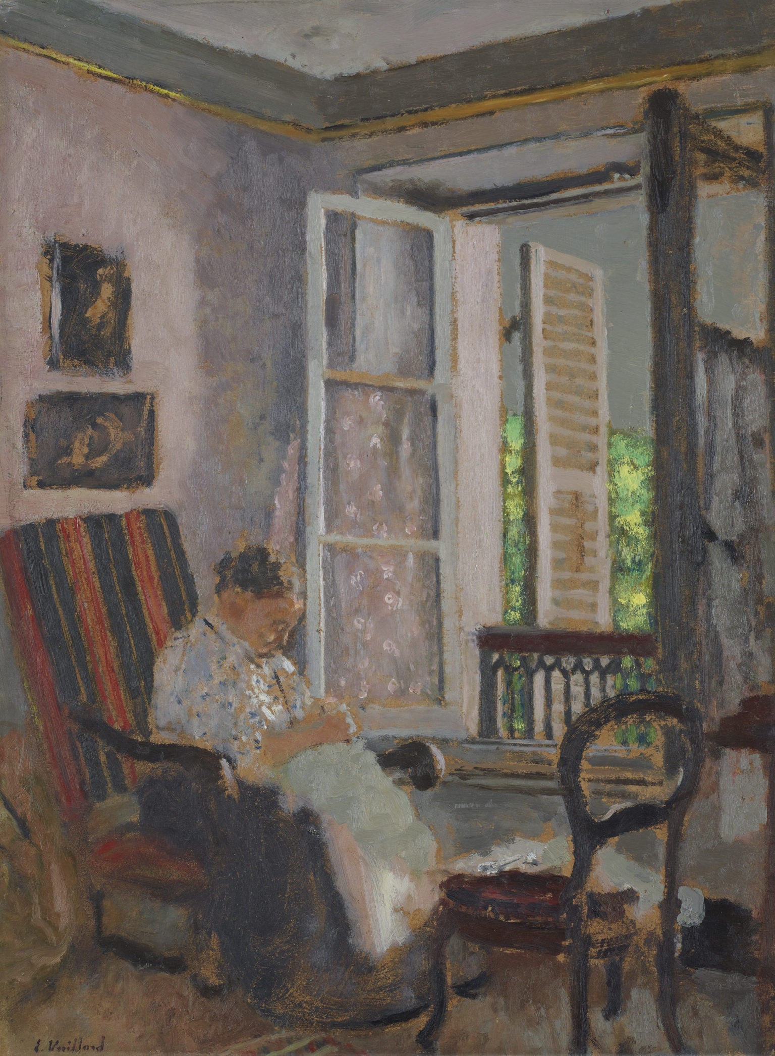 Madame Vuillard cousine rue Truffaut - Édouard Vuillard - Alpha Reproduction
