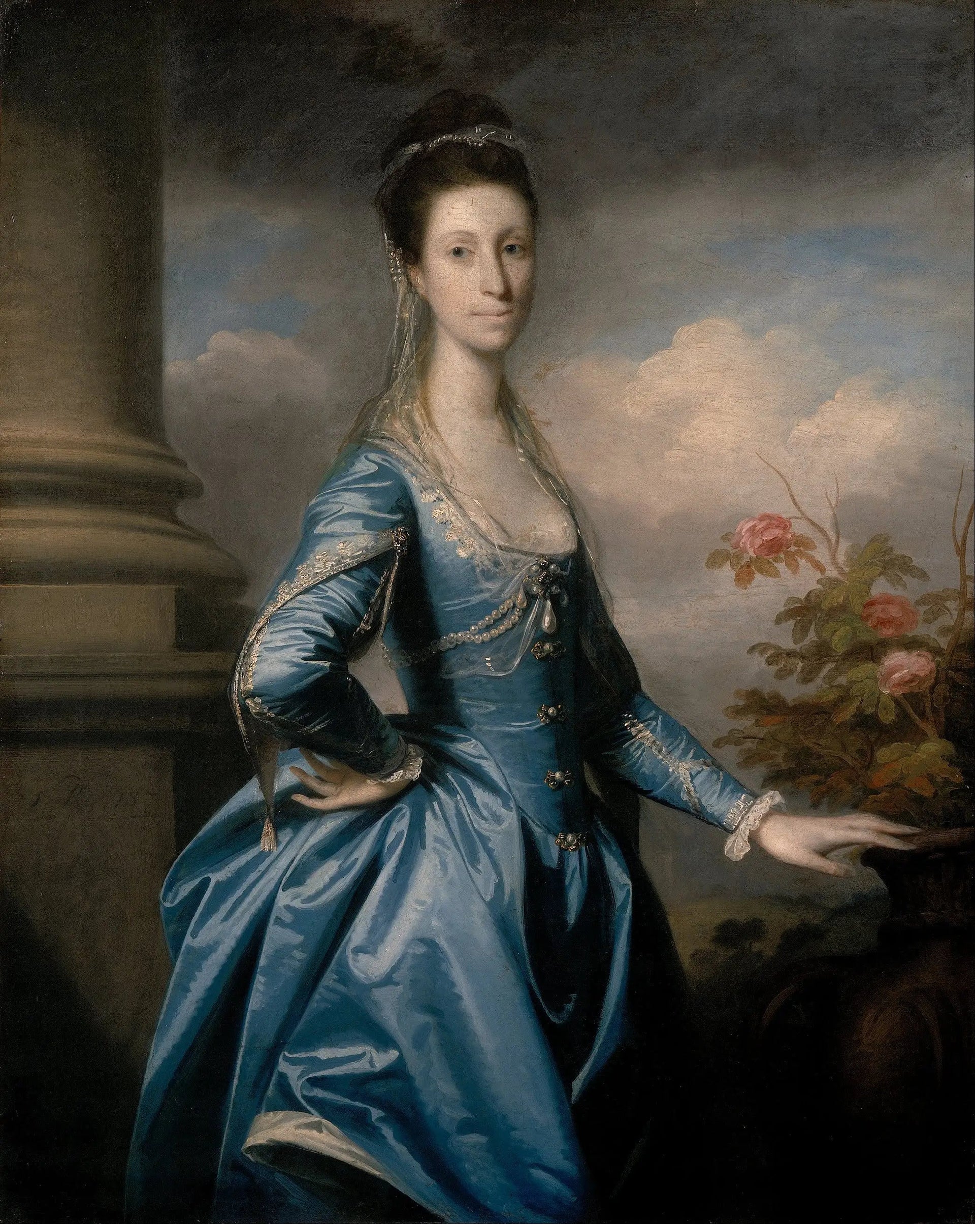 Mademoiselle Elizabeth Ingram (1733–1785) - Joshua Reynolds image 1 reproduction réalisée par Alpha Reproduction