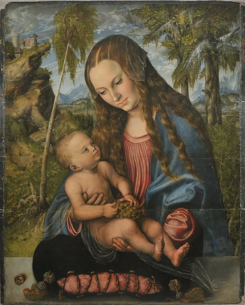 Мадонна под елкой. - Lucas Cranach the Elder