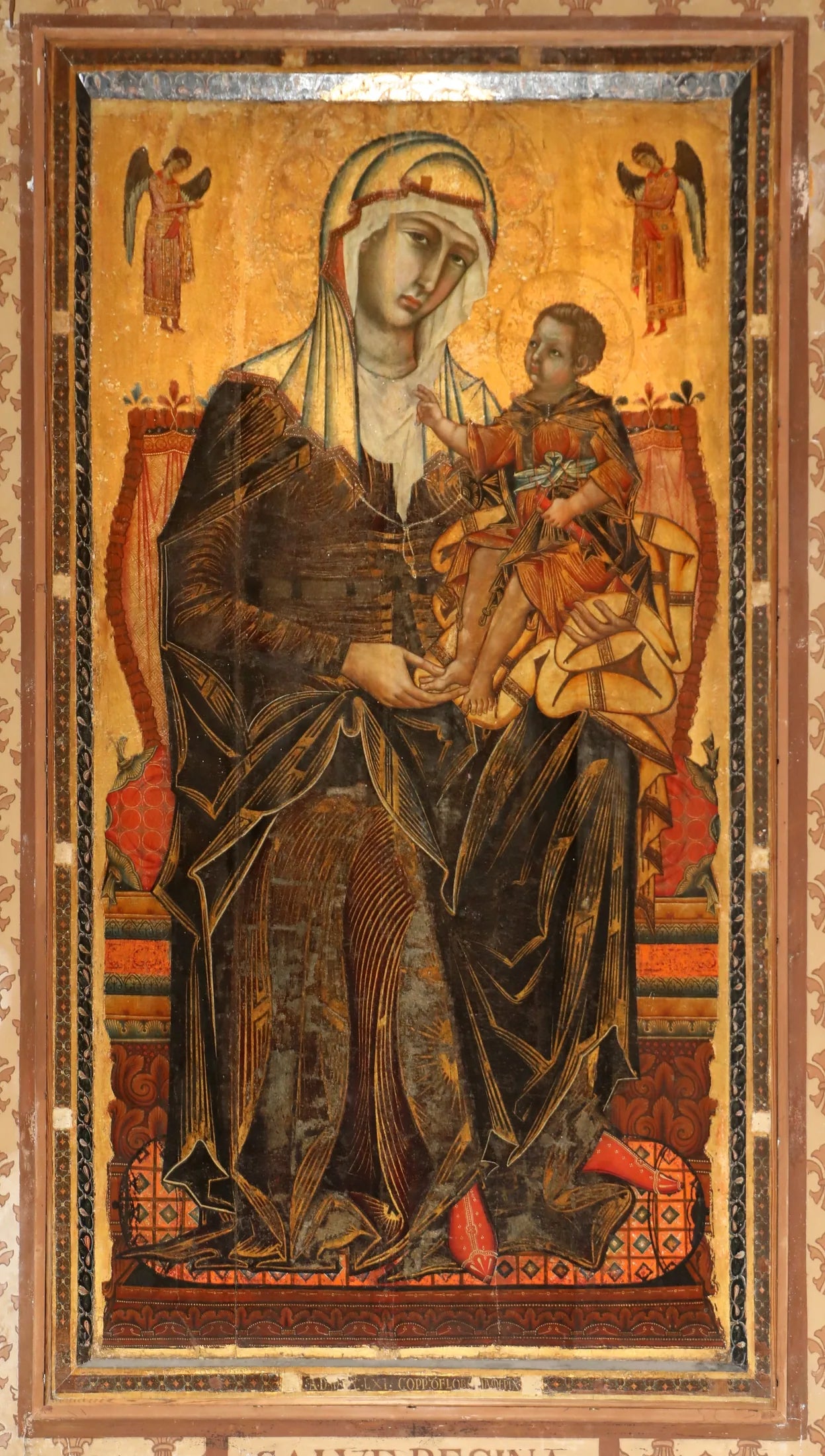 Madonna del Bordone - Coppo di Marcovaldo image 1 copie de tableau peinte à la main