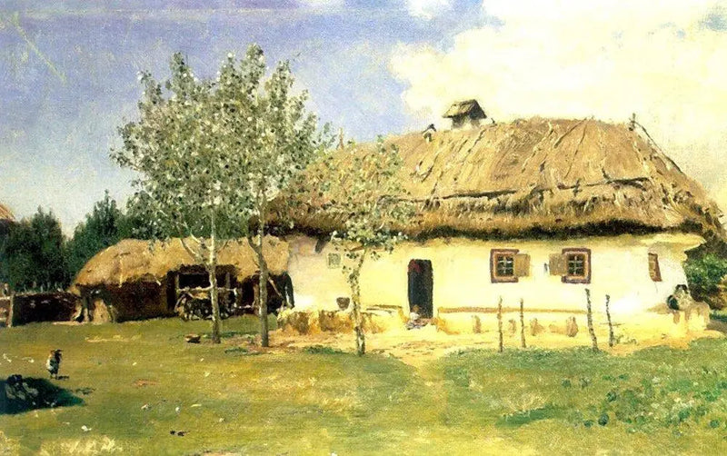 Украинский деревенский дом - Илья Репин