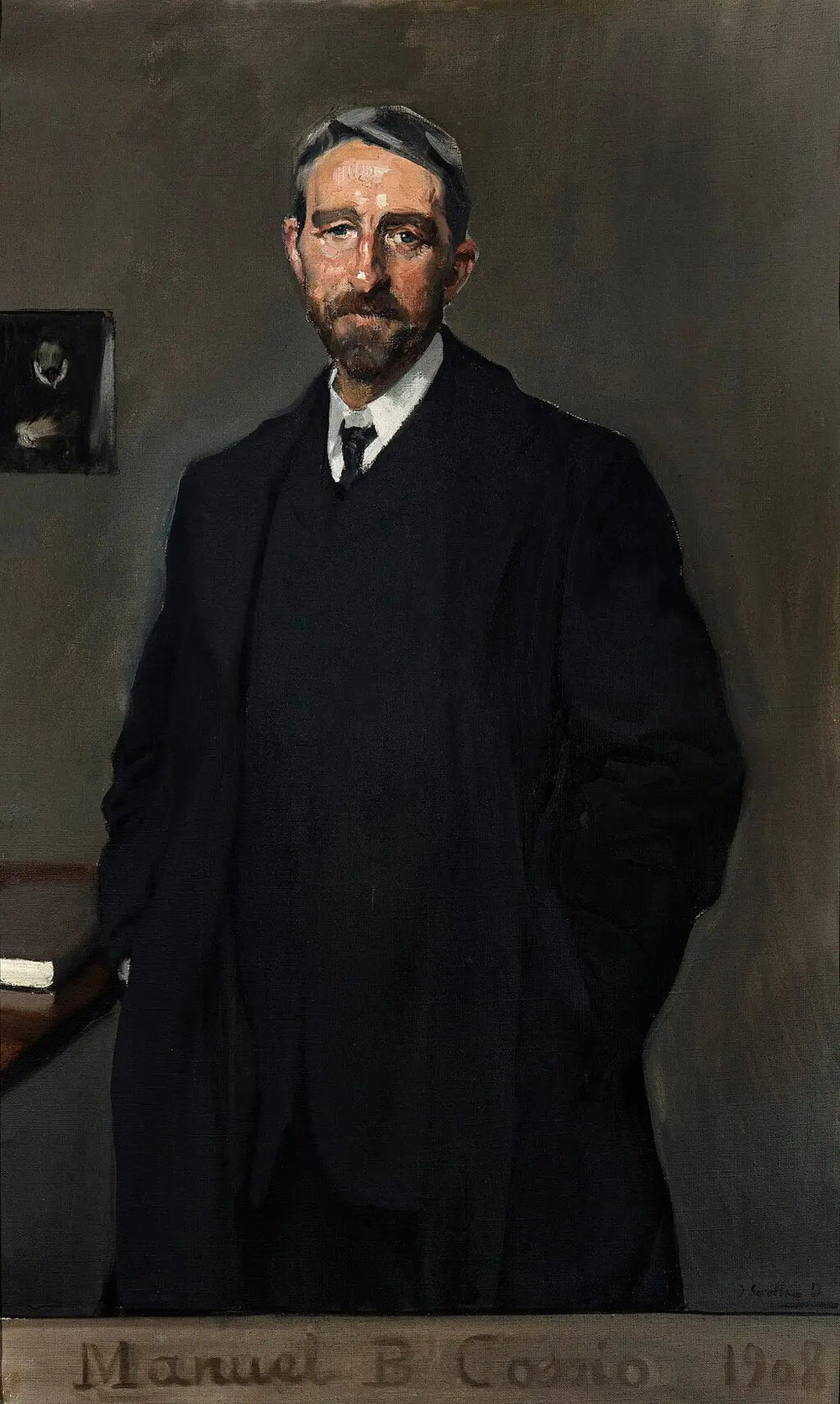Reproduction du tableau « Manuel Bartolomé Cossío - Joaquín Sorolla » par Alpha Reproduction en peinture à l’huile