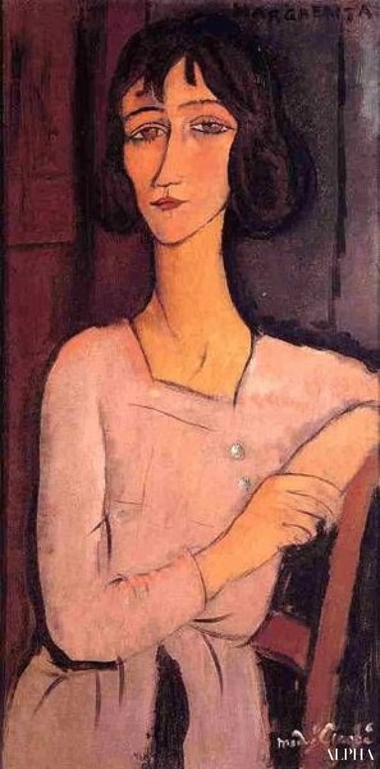 Marguerite assise - Amedeo Modigliani - Reproductions de tableaux et peintures haut de gamme