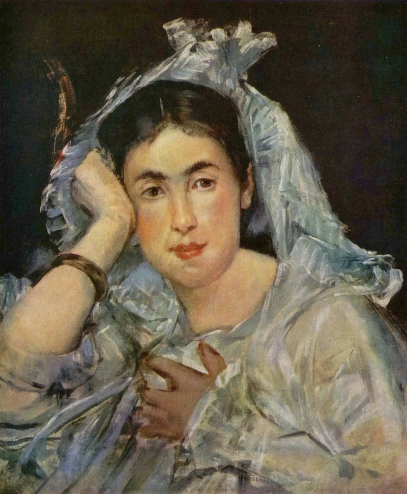 Маргарита де Конфланс с капюшоном - Эдуард Мане