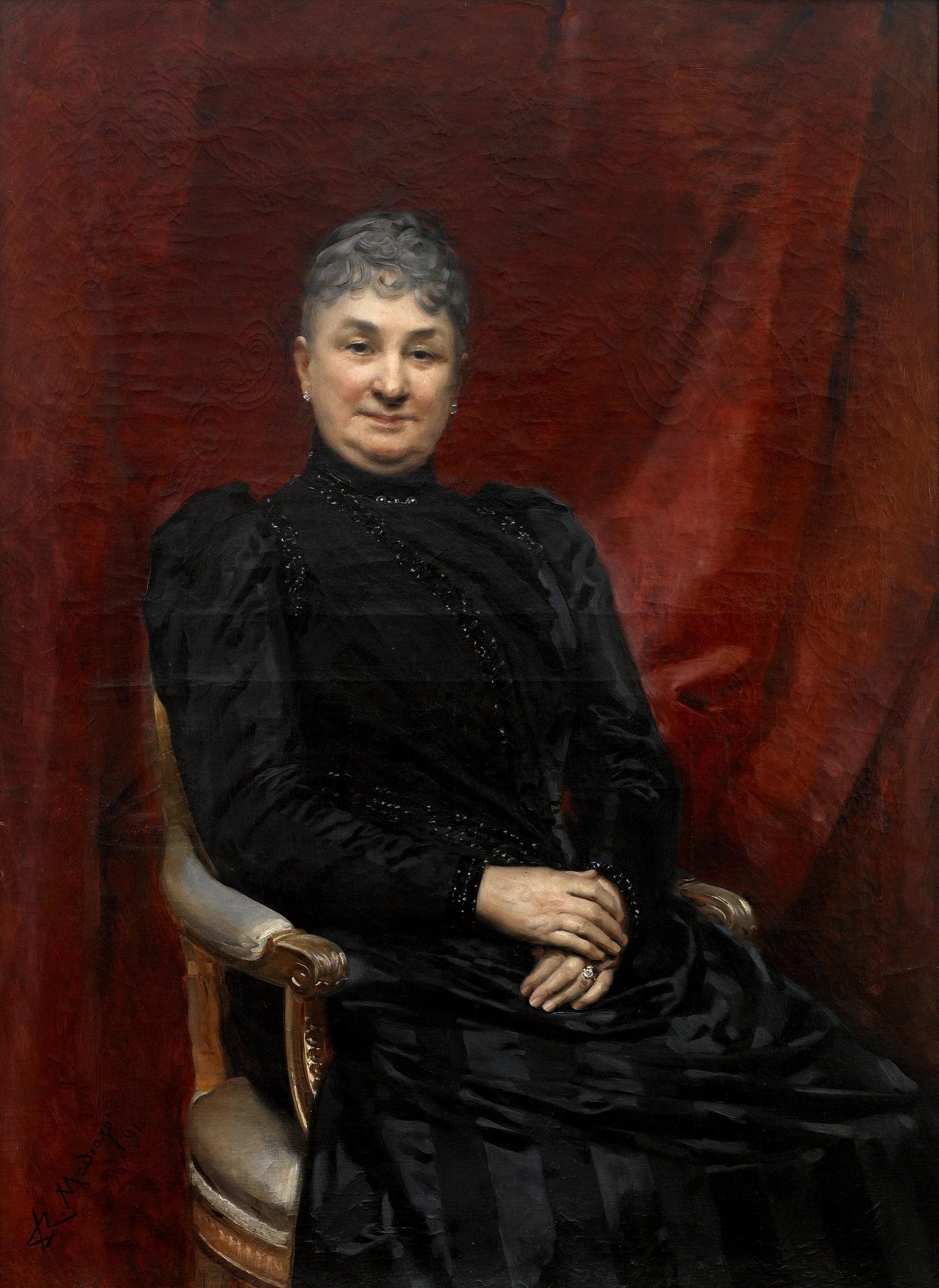 María del Carmen Terry plus tard Ier marquise de Perinat - Raimundo de Madrazo y Garreta