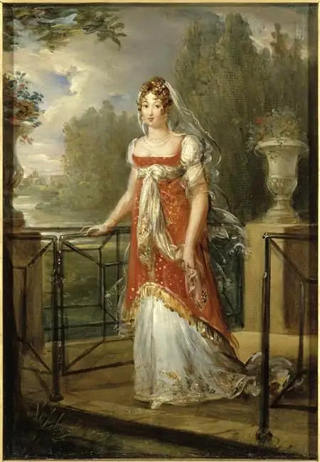 Мария-Антуанетта-Каролина Бонапарт, королева Неаполя, в замке Нёйи (1782-1839) - Франсуа Жерар