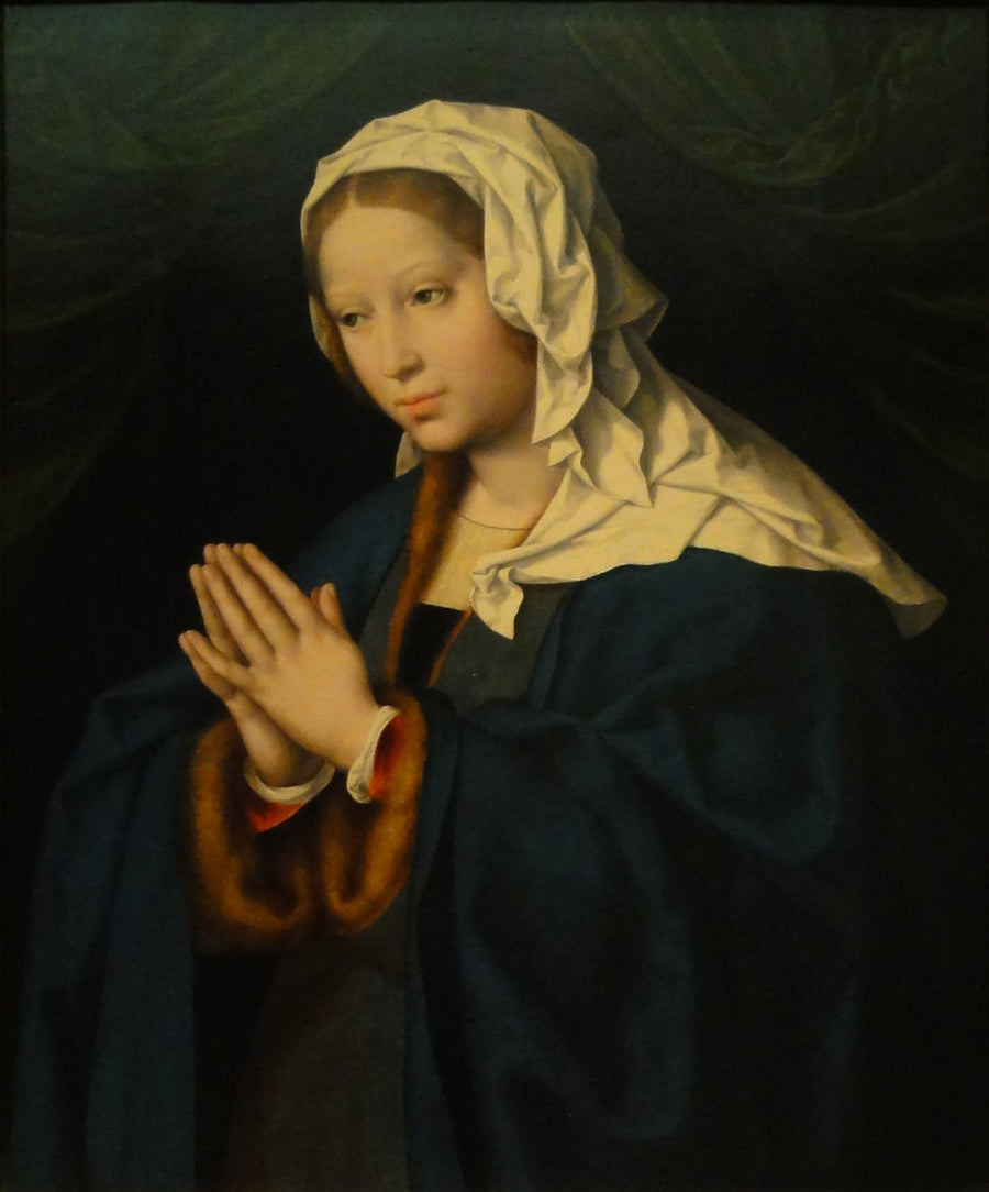 Мария в молитве - Joos van Cleve
