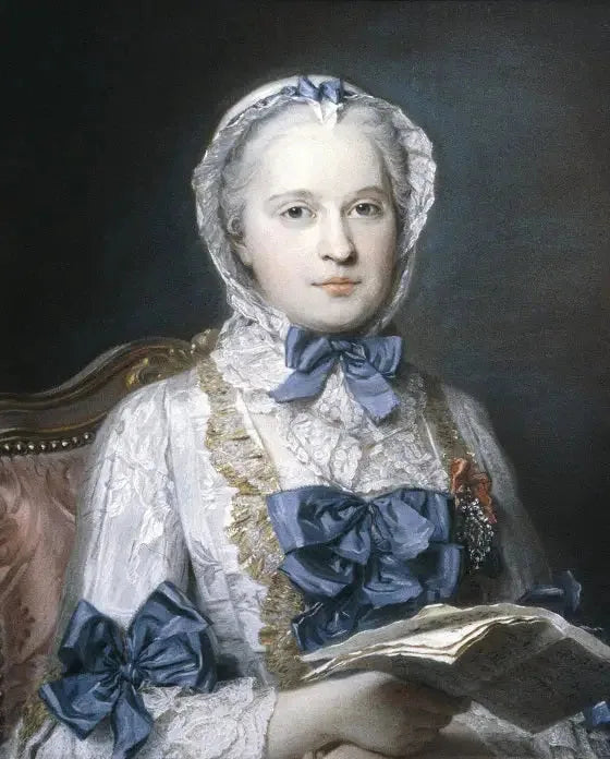 Мария-Жозеф де Саксе, невеста (1731-1767) - Морис-Квентин де Ла Тур