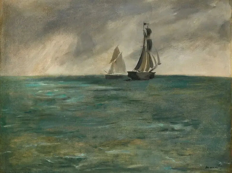 Морской, гроза - Эдуард Мане