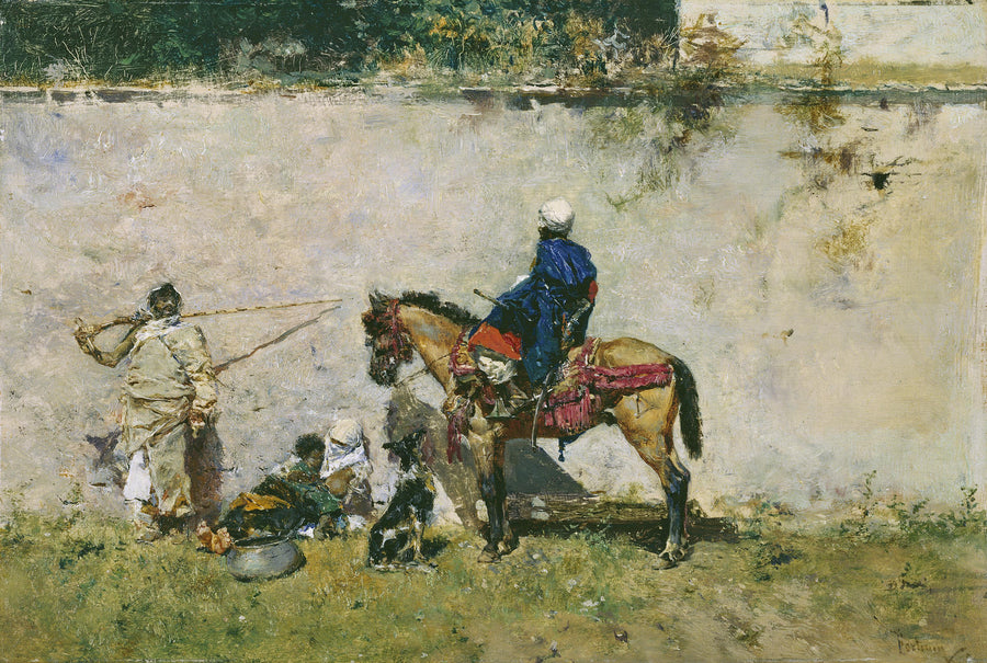 Marocains - Mariano Fortuny Marsal image 1 reproduction réalisée par Alpha Reproduction