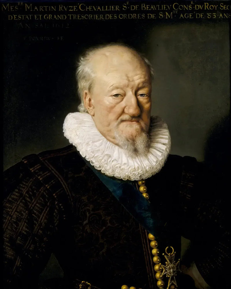 Мартен Рюзе, сеньор де Больё (1527-1613), в возрасте 83 лет - Франс Пурбус Младший