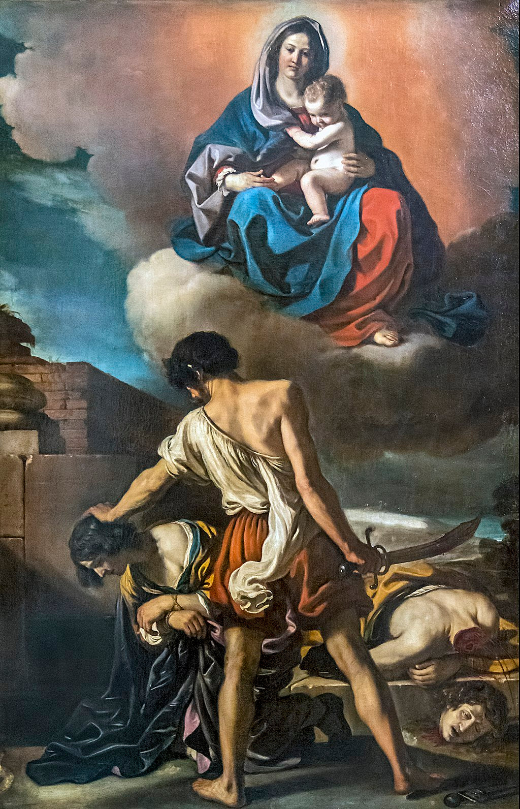 Martyre de saint Jean et saint Paul - Guercino image 1 tableau peint à l’huile sur toile