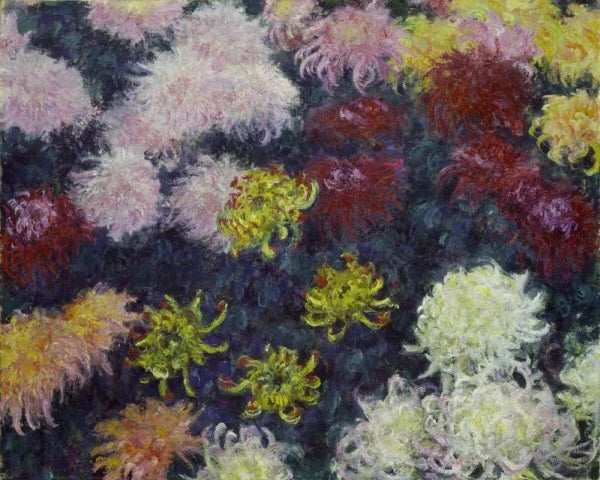 Хризантемный массив, Базель W1496 - Клод Моне