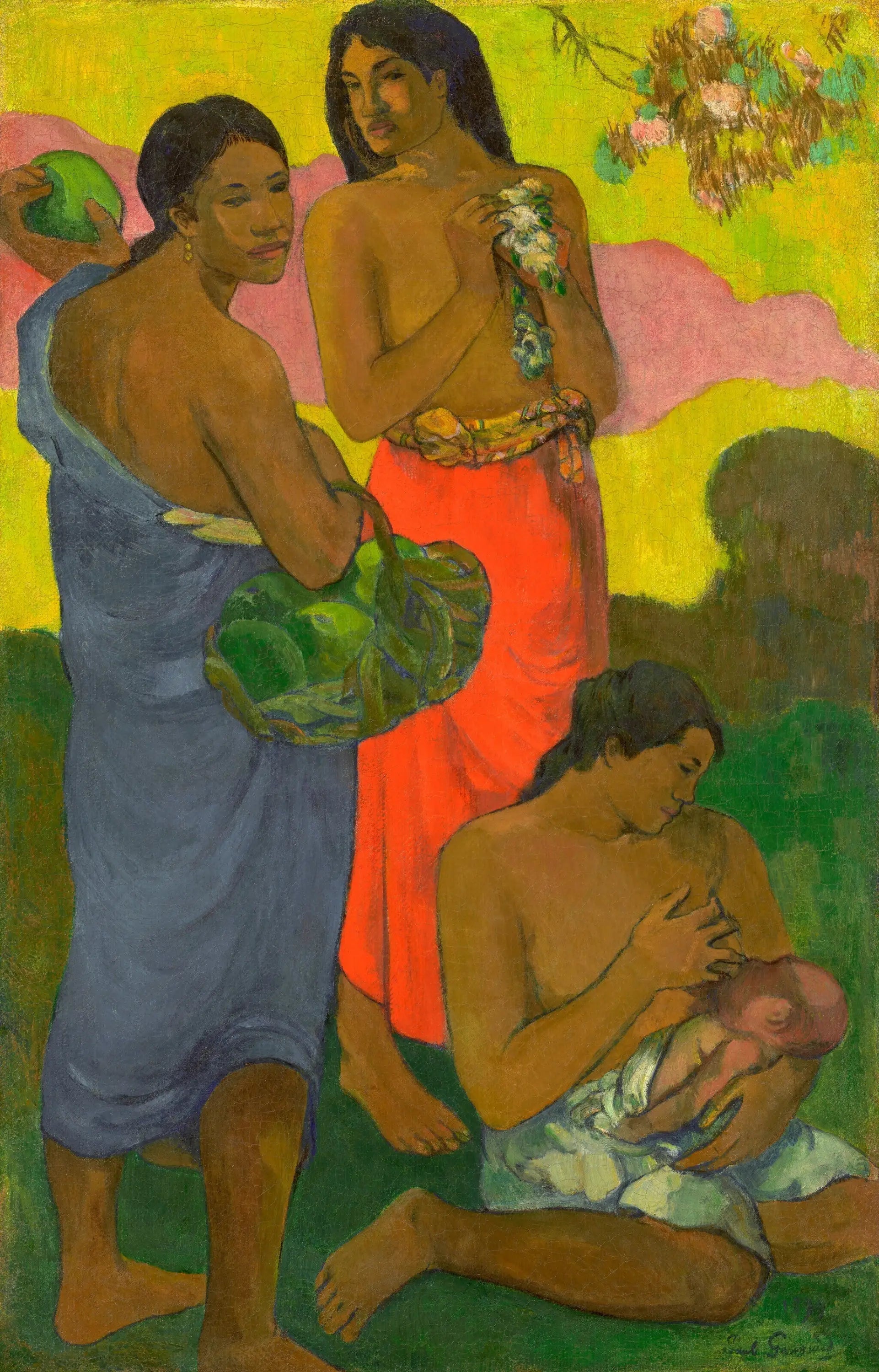 Maternité II - Paul Gauguin image 1 reproduction d’œuvre d’art à l’huile