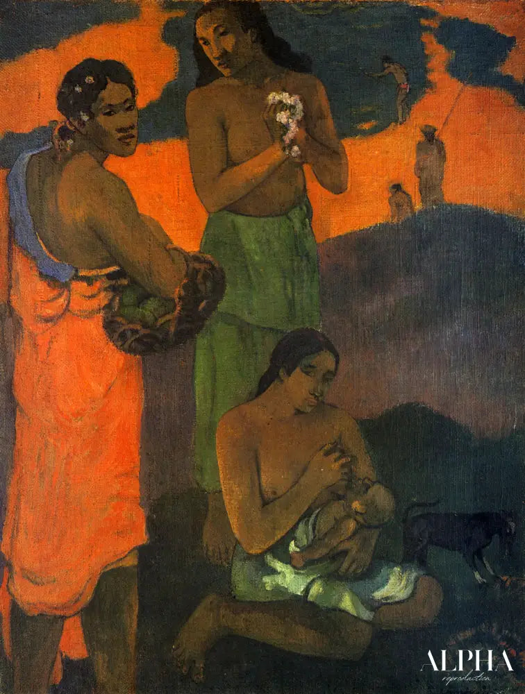 Maternité - Paul Gauguin - Reproductions de tableaux et peintures haut de gamme