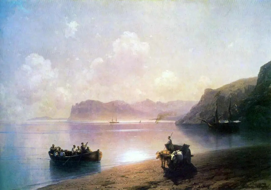 Matin sur la mer - Ivan Aïvazovski image 1 reproduction artisanale de tableau