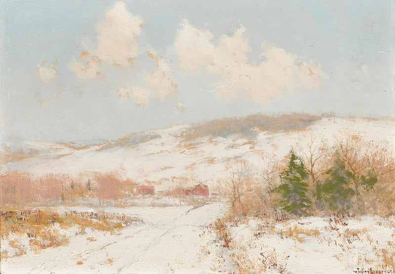 Зимнее утро, округ Sullivan, штат Нью-Йорк - Julian Onderdonk