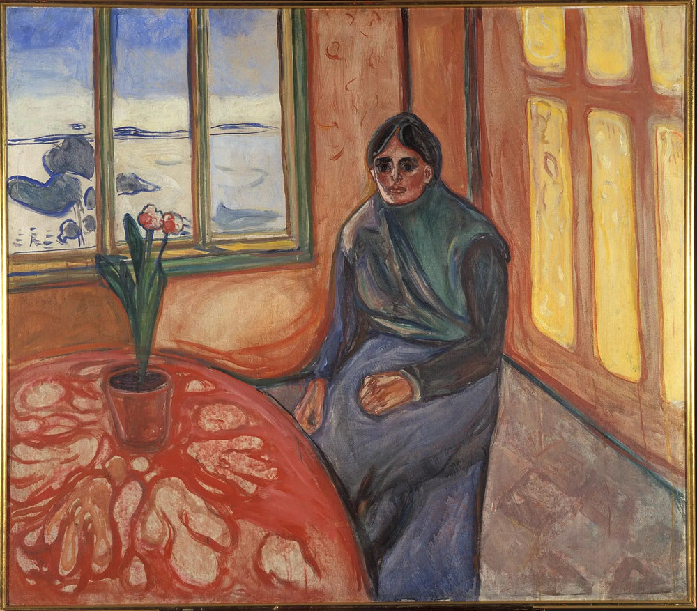 Mélancolie - Edvard Munch image 1 reproduction réalisée par Alpha Reproduction
