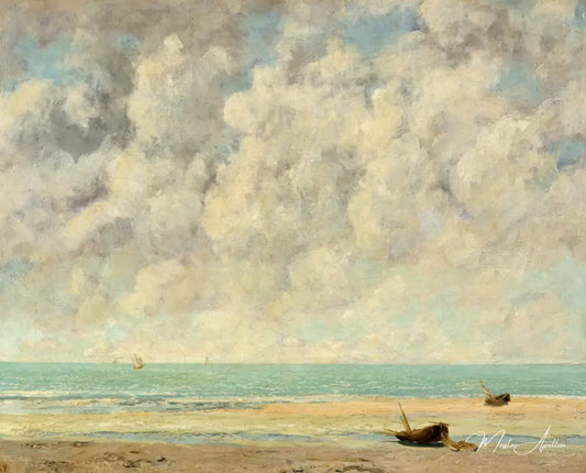 Mer calme - Gustave Courbet - Reproductions de tableaux et peintures haut de gamme