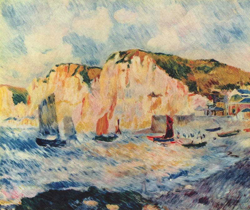 Море и скалы - Пьер-Огюст Ренуар