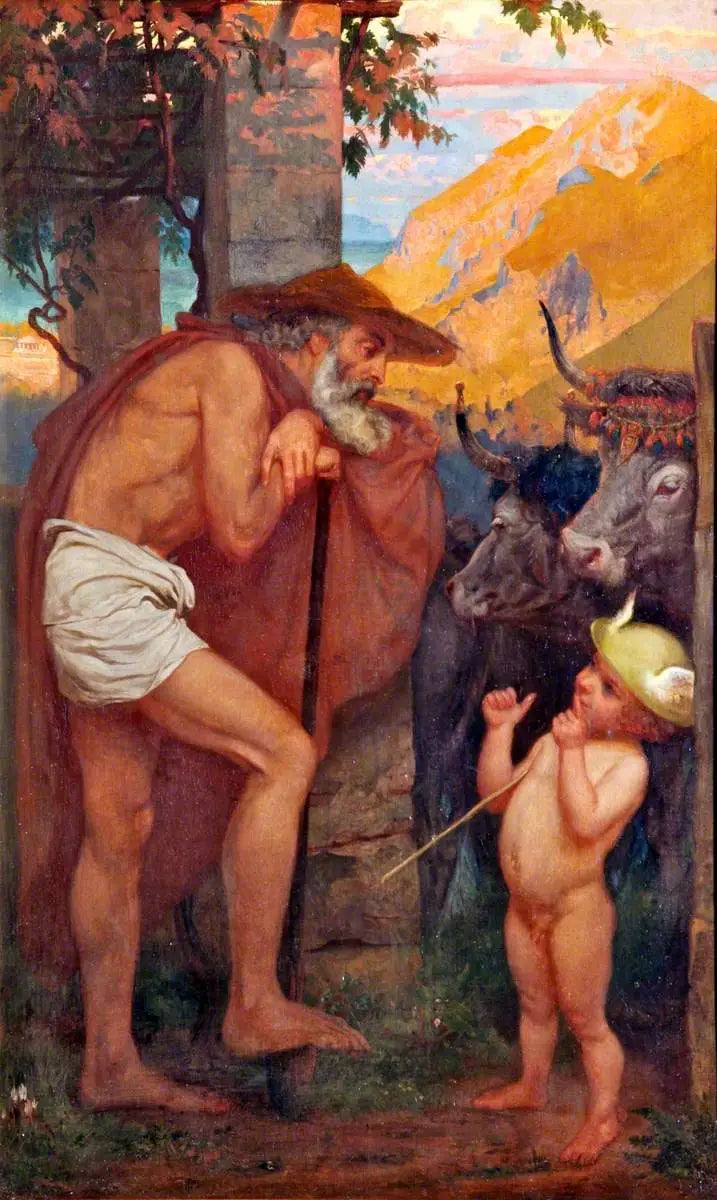 Меркурий, крадущий скот богов - Эдвард Пойнтер