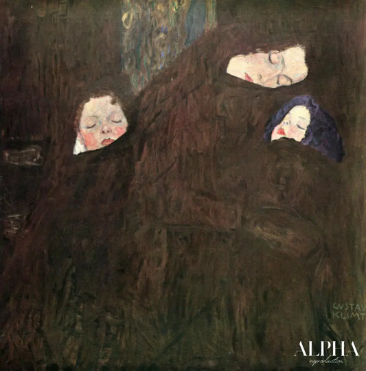 Mère avec enfants - Gustav Klimt - Reproductions de tableaux et peintures haut de gamme