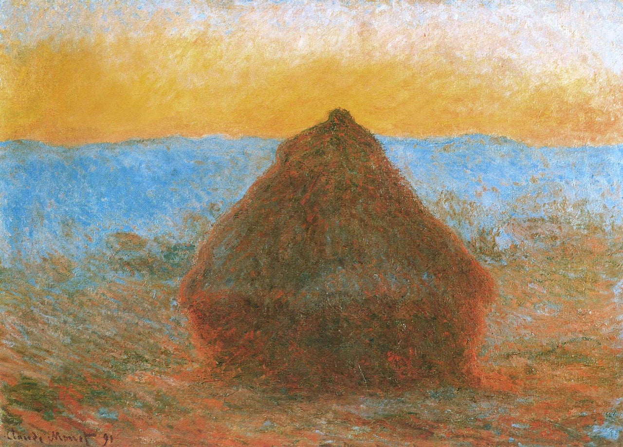 Meule W1285 de Claude Monet, 1891 – collection particulière, Wildenstein 1285