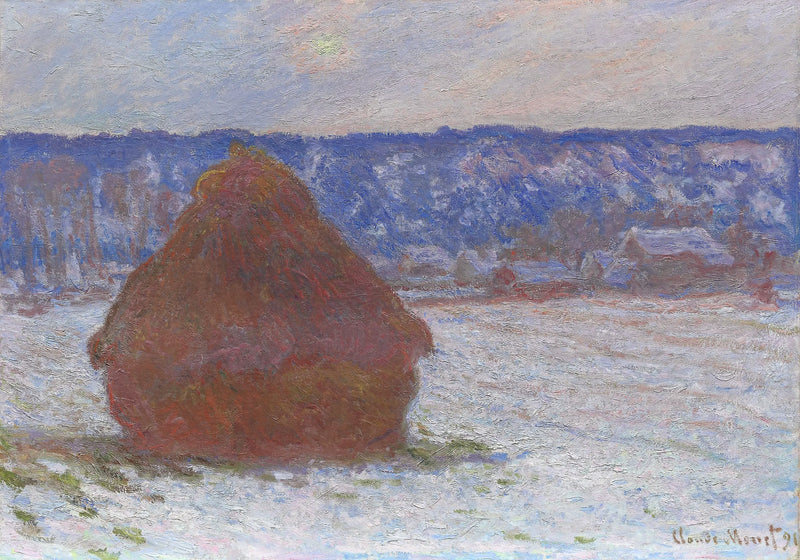 Мельницы, эффект снега - Клод Моне