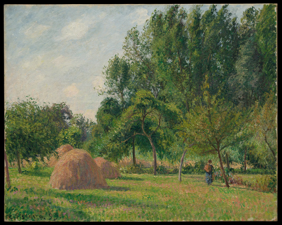 Les Meules, matin - Camille Pissarro