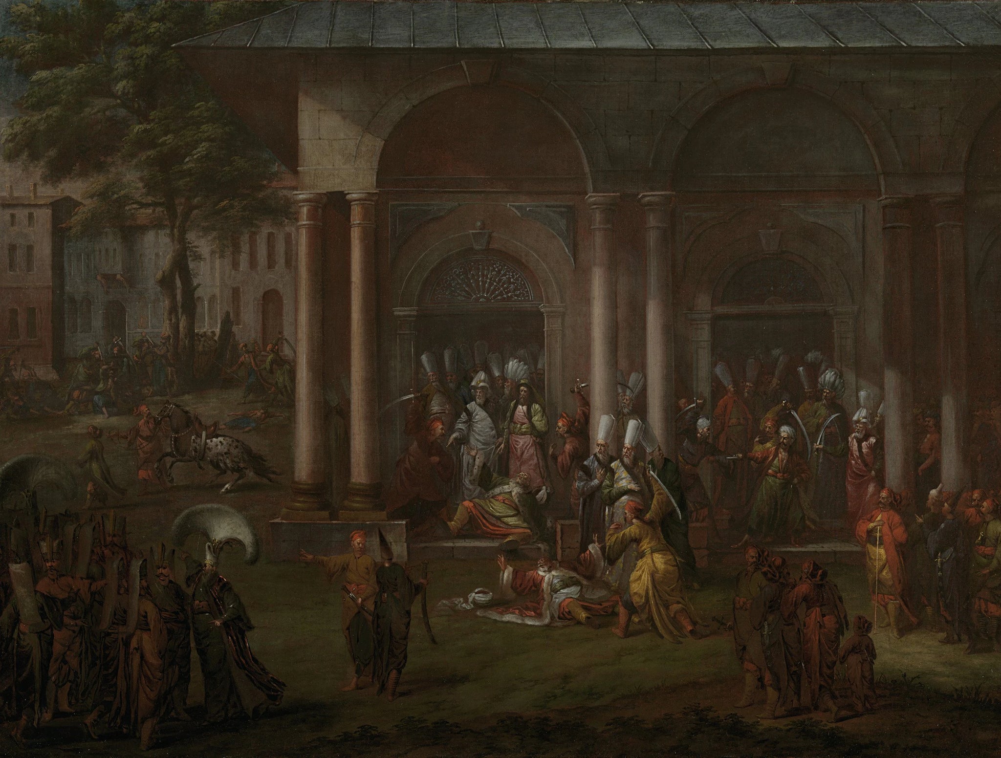 Le meurtre de la Patrona Halil et de ses partisans - Jean-Baptiste van Mour