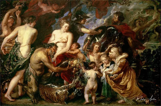 Minerva protège les pax de Mars - Peter Paul Rubens - Reproductions de tableaux et peintures haut de gamme