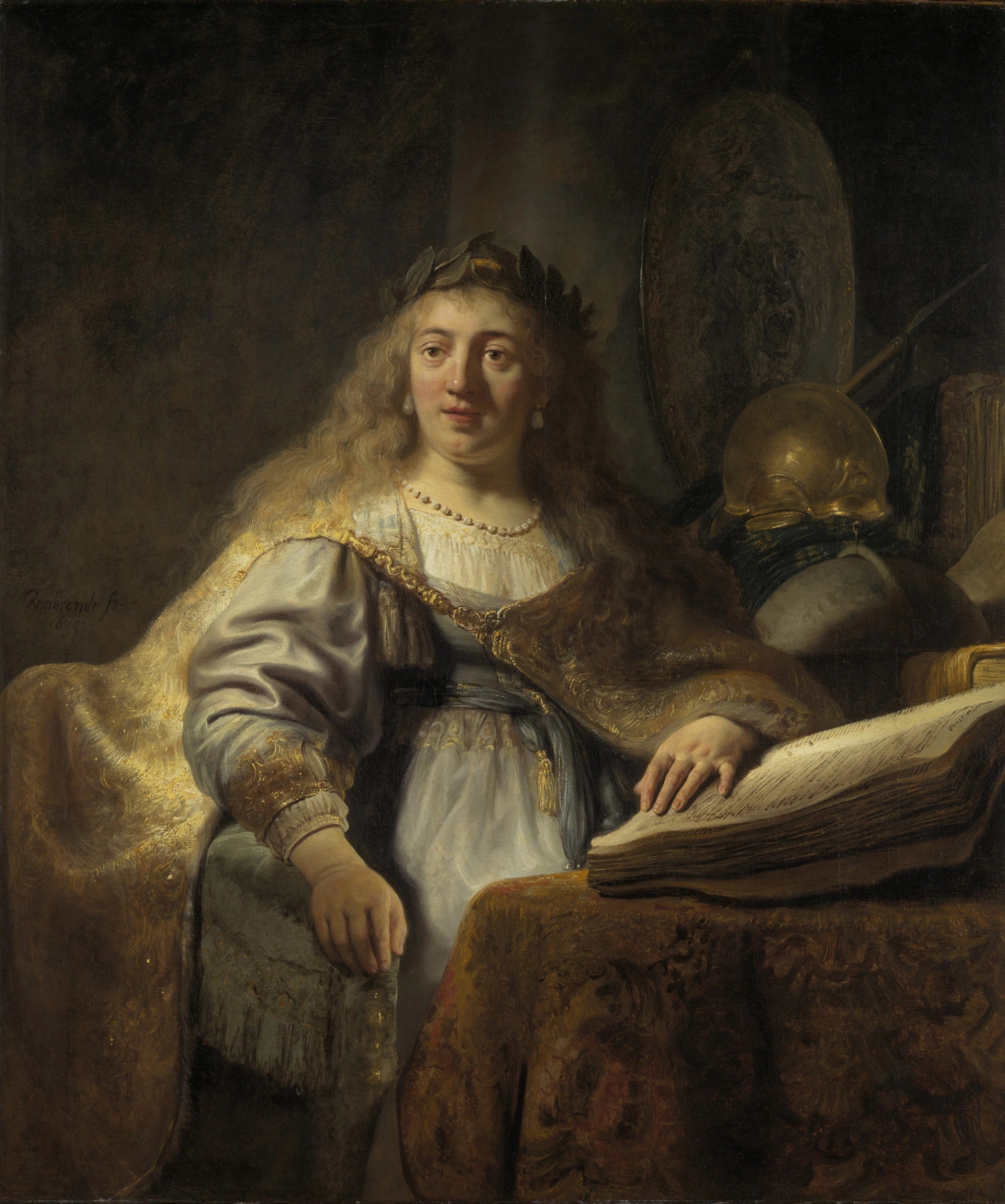 Minerve dans son cabinet — Rembrandt