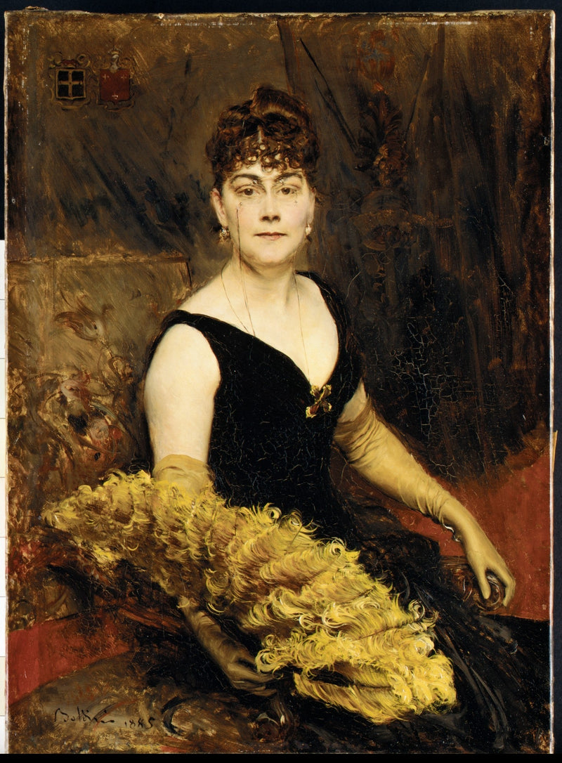 Мадам Шарль Уоррен-Крам (Элла Брукс Картер, 1846–1896) - Джованни Болдини
