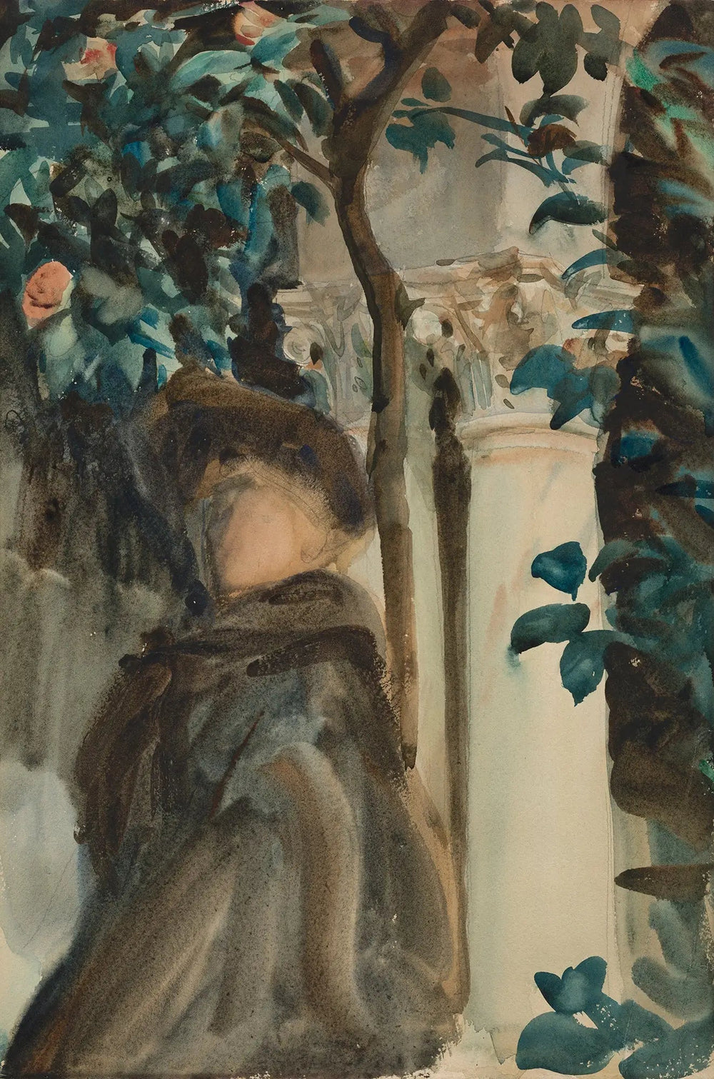 Mme Gardner à Fenway Court - John Singer Sargent image 1 copie peinte à la main à l’huile