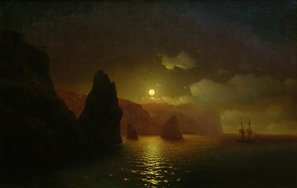 Monastère Saint-Georges. Cap Fiolent - Ivan Aïvazovski - Alpha Reproduction