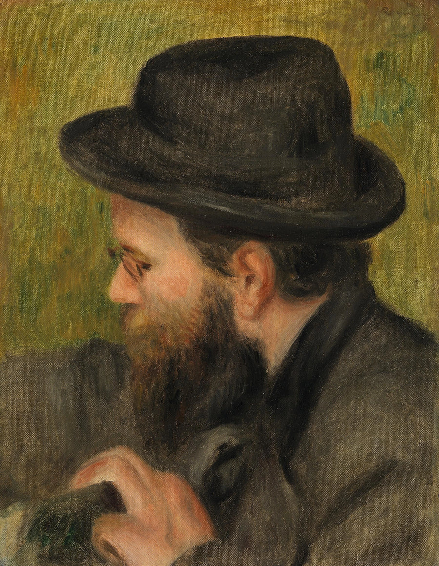 Portrait de Monsieur Bernard de profil peint par Renoir vers 1880