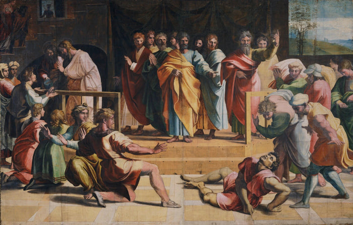Смерть Анании, около 1515-1516 - Raphaël