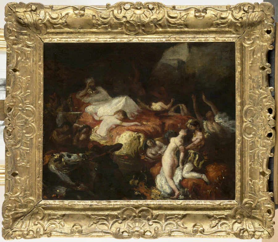 La Mort de Sardanapale, d'après Eugène Delacroix - Louis-Henri-Hippolyte Poterlet