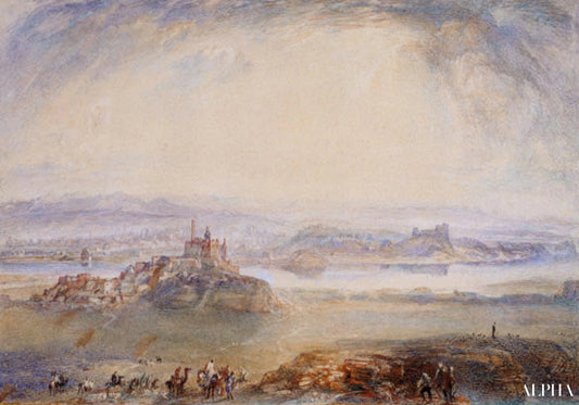 Mossoul dans le Tigre - William Turner - Reproductions de tableaux et peintures haut de gamme