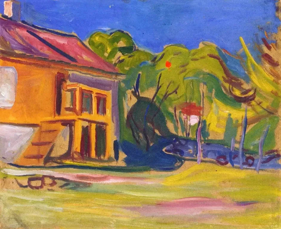 Мунк: Дом в Åsgardstrand - Эдвард Мунк