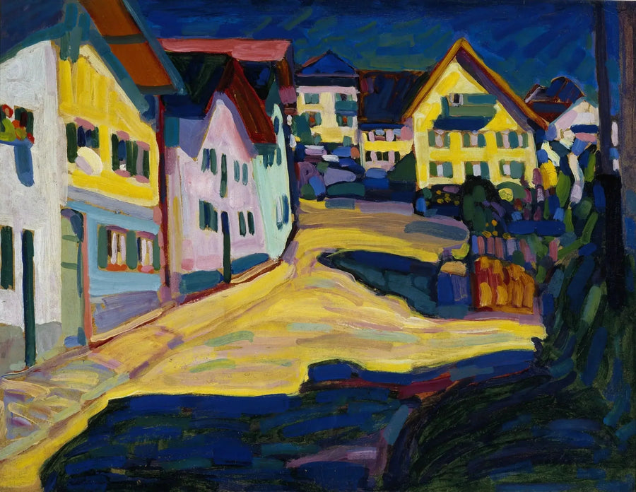 Мурнау, Бургграбенштрассе 1, 1908 - Василий Кандинский