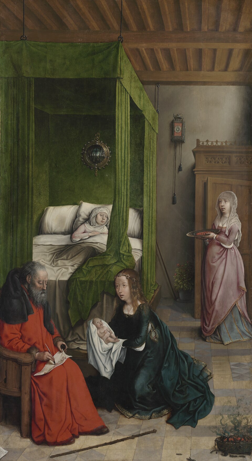 Naissance de saint Jean-Baptiste - Juan de Flandes - Alpha Reproduction