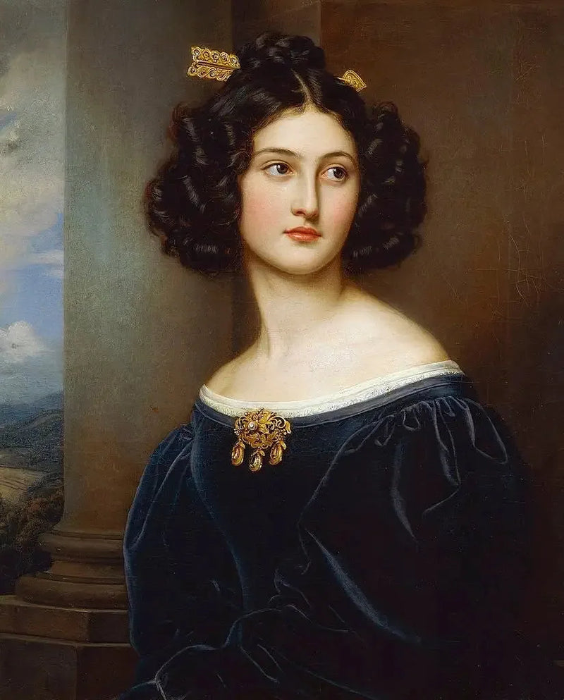 Нанетта Каулла (1812-1876) - Йозеф Карл Штилер
