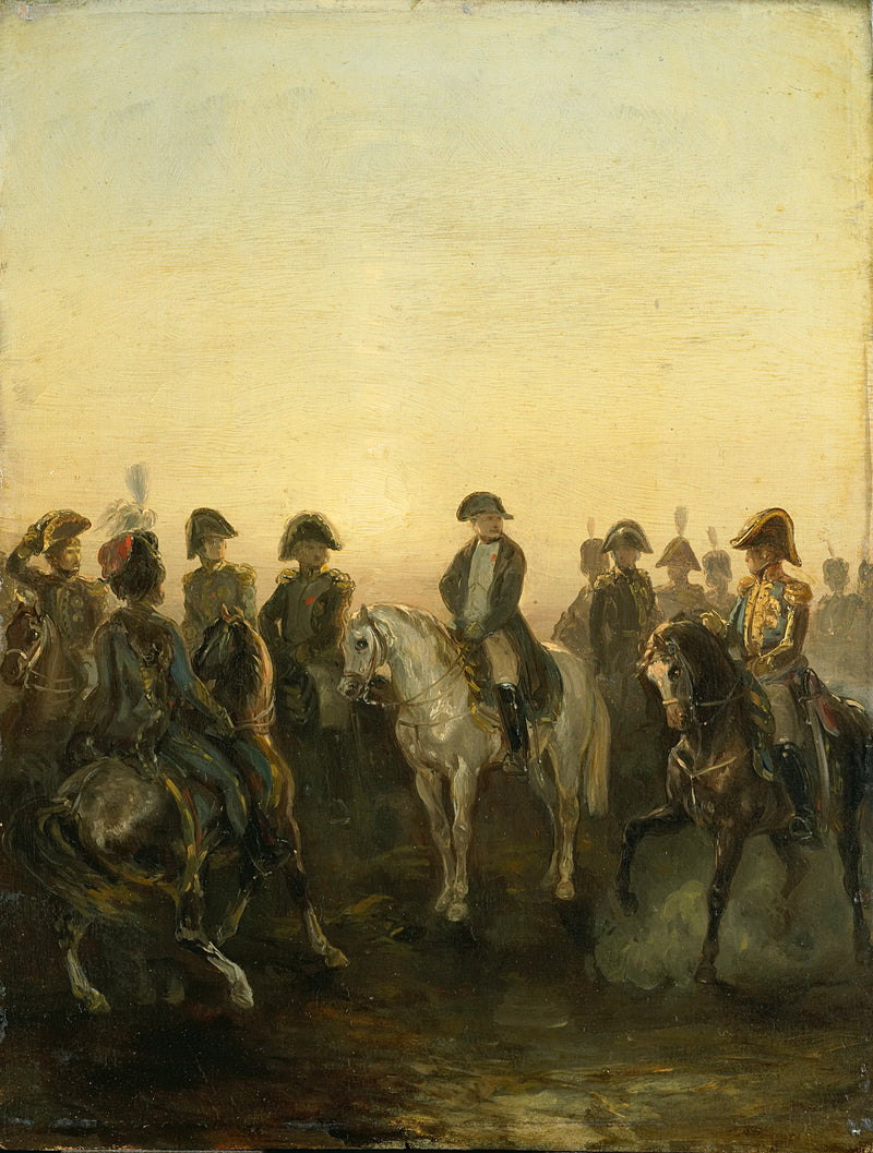 Napoléon avec son état-major - Charles Rochussen