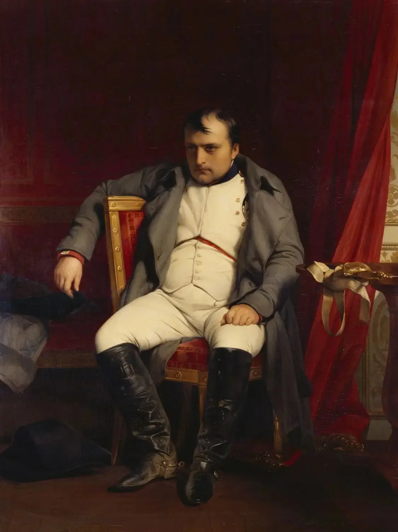 Наполеон I в Фонтенбло 31 марта 1814 года - Поль Деларош