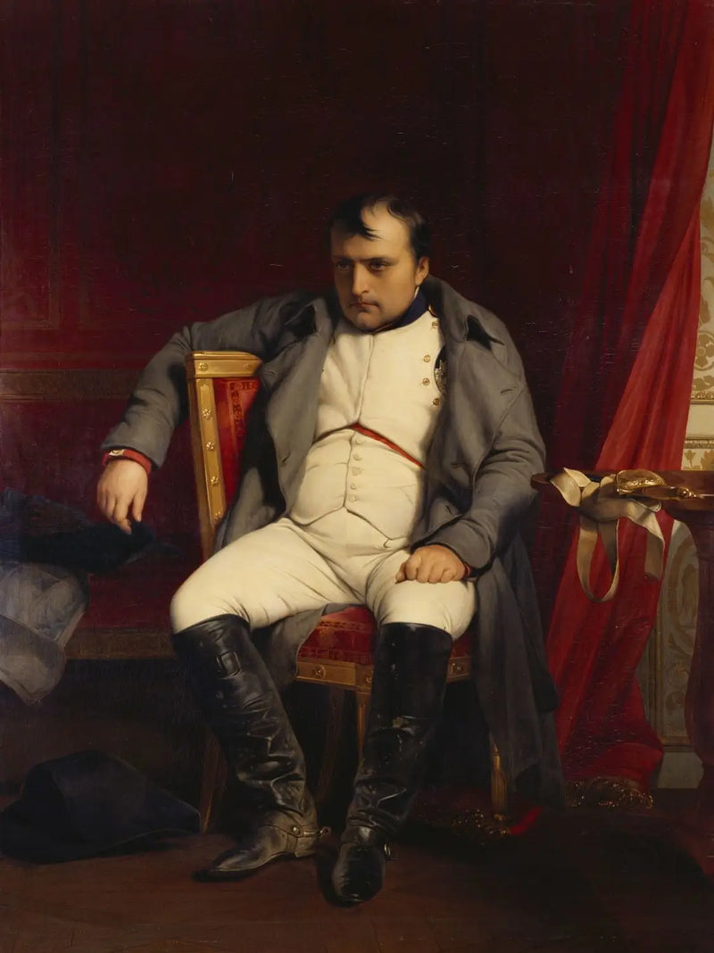 Наполеон I в Фонтенбло 31 марта 1814 года - Поль Деларош