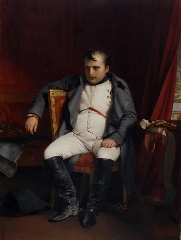 Наполеон I в Фонтенбло 31 марта 1814 года - Поль Деларош